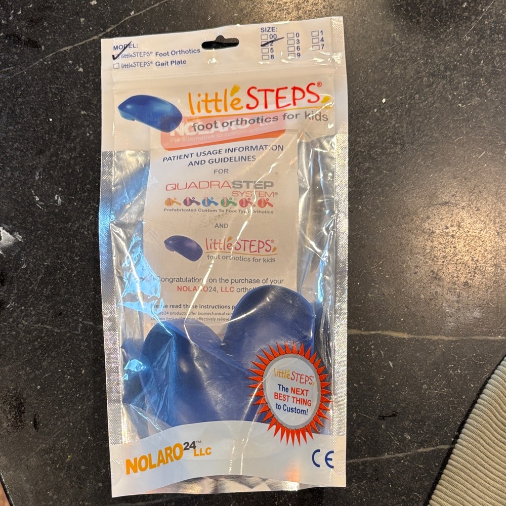 Little Steps Blue Foot Orthotics for Kids
